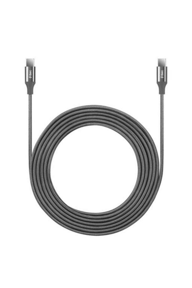 Super Şarj Örgü Tasarım 3mt 65w Type C Şarj Kablosu Samsung Huawei Macbook Tablet Şarj Kablo - 1