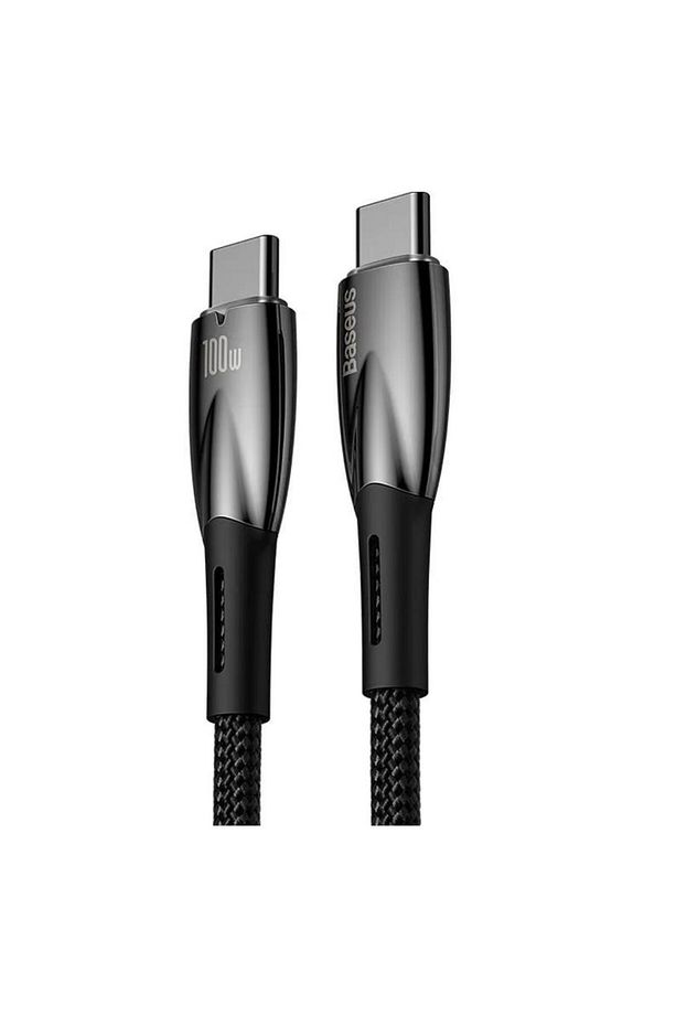 Süper Hızlı 100w 1 Metre Type C To Type Şarj Ve Data Kablosu, Kopmaz Halat Kablo 480 Mb Hızlı - 1
