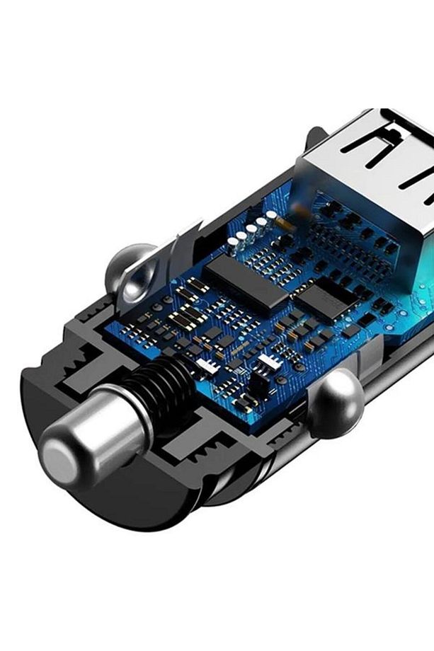 Süper Hızlı 30W 2 USB Girişli Araç Şarj Başlığı, Tüm Çakmaklık Girişlerine Uyumlu Araç Şarjı - 5