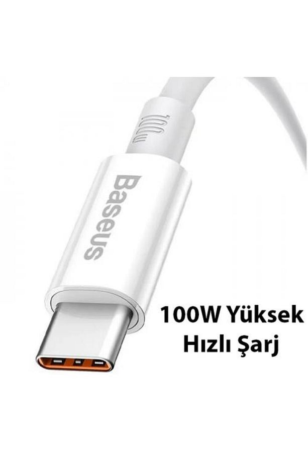 Super Şarj Kopmaz Kablo 100w Type-c Şarj Kablosu 480mbps Veri Aktarım Kablosu Usb To Type-c - 4