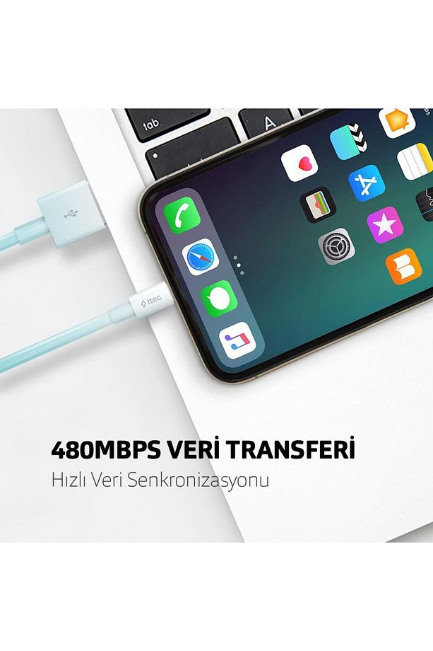 30cm Süper Hızlı Iphone Lightning Şarj Ve Data Kablosu,lightning Powerbank Şarj Kablosu - 3