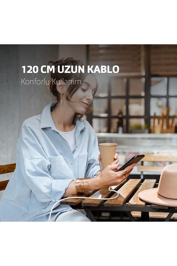 120cm Ultra Hızlı Apple Mfi Sertifikalı Iphone Lightning Şarj Ve Data Kablosu, Akım Ve Isı Koru - 3