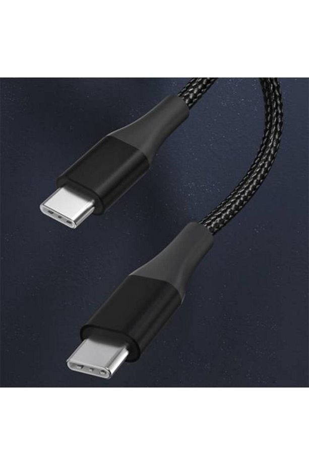Polham 100w 5a Hızlı Şarj Type-c To Type-c 1 Mt Kevlar Şarj Kablosu Huawei Samsug Xiaomi Şarj Kablo - 3