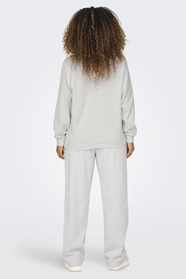 Kadın O-Yaka Basic Sweatshirt - 15325979 - 3