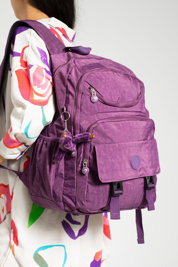 MULTI-COMPARTMENT MONKEY MEGA SCHOOL BAG WITH KEY Chain