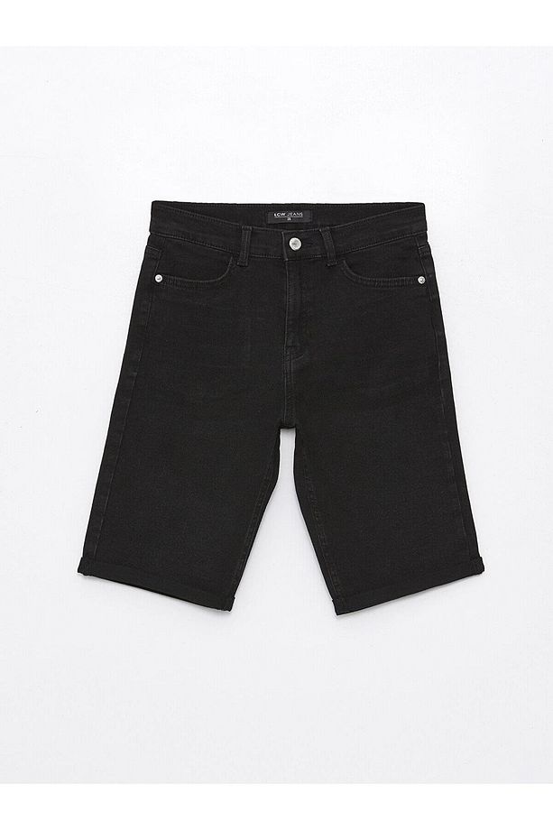 LCW Jeans Bermuda Fit Kadın Jean Şort - 5