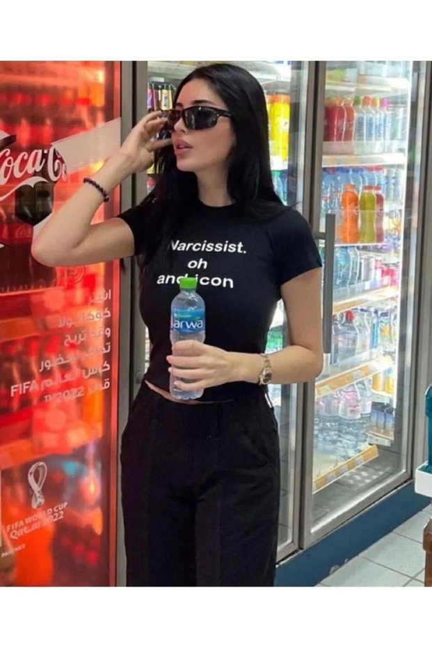 Narcissist Cropped T-shirt