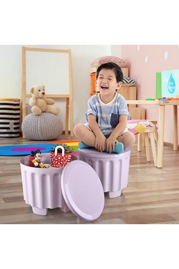 Saklama Kutusu, Oyuncak Kutusu, Saksı, Içecek Kovası, Çocuk Taburesi - 1