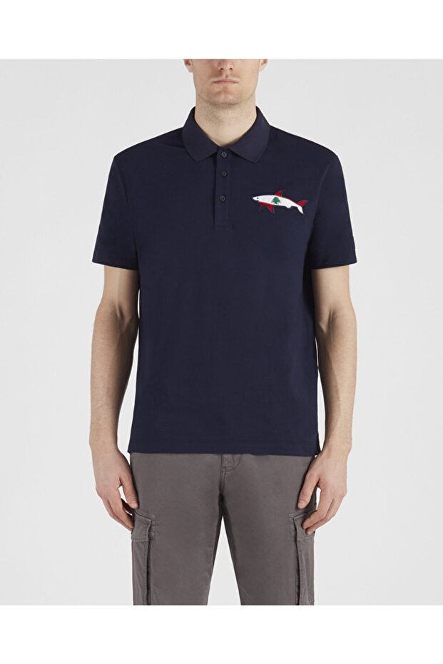 Men's Knitted Polo Shirt C.wCotton