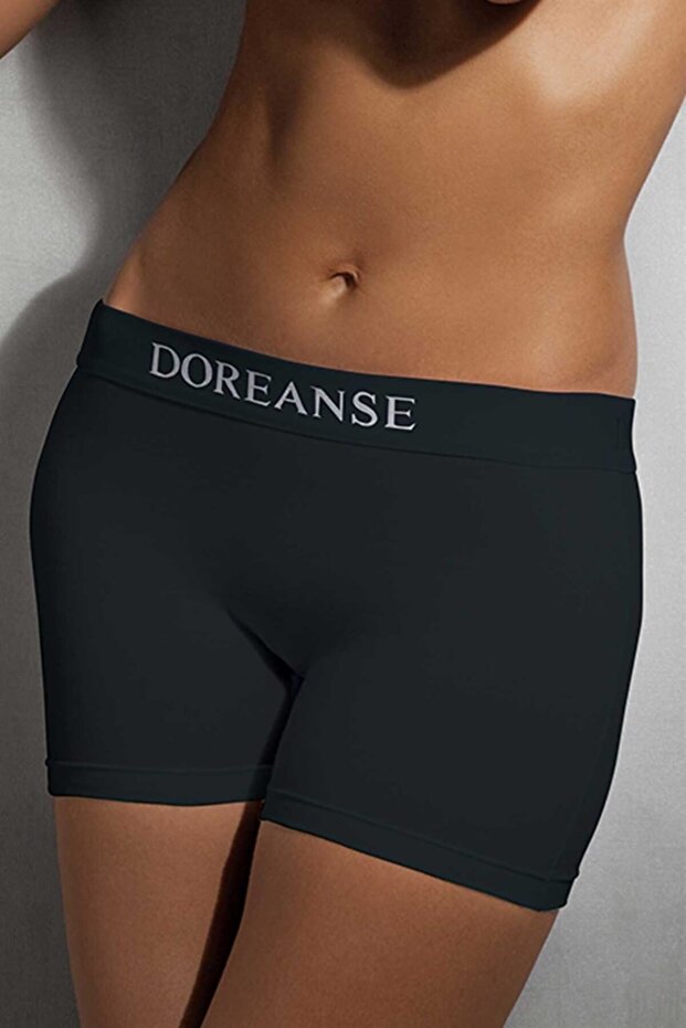 Modal Siyah Kadın Boxer - 1
