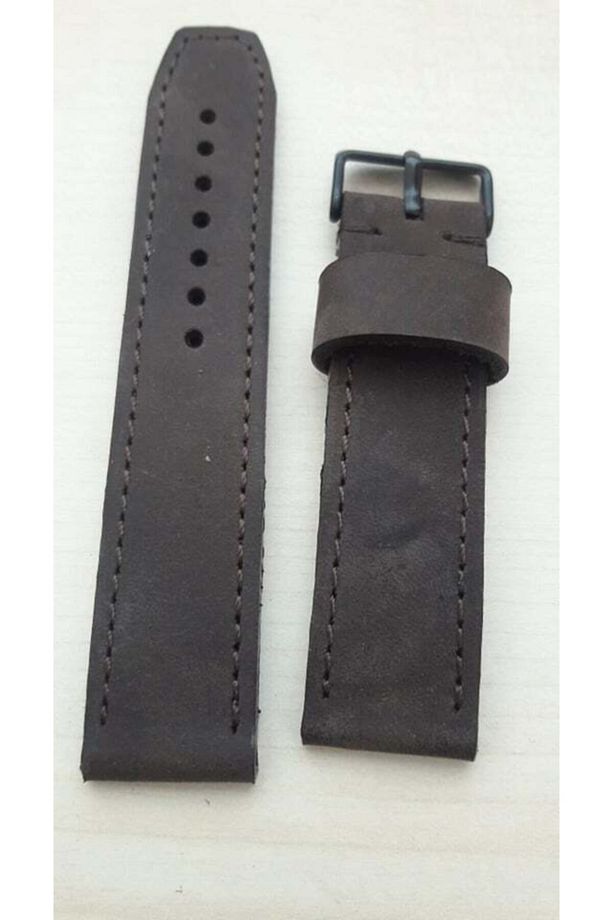 Fossil Ffs5251-fs4656-ffs4656ıe Model Uyumlu K. Kahve Crayz Deri,22 Mm X22 mm - 2
