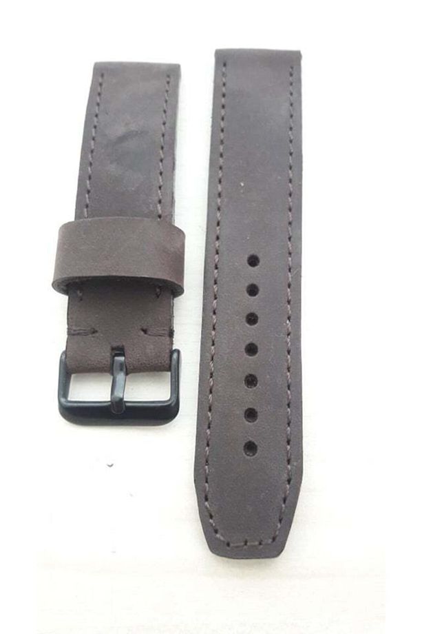 Fossil Ffs5251-fs4656-ffs4656ıe Model Uyumlu K. Kahve Crayz Deri,22 Mm X22 mm - 5