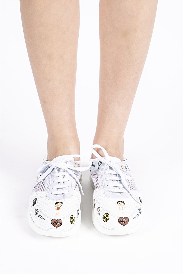Hemşire Desenli Supermax Sneaker - 3