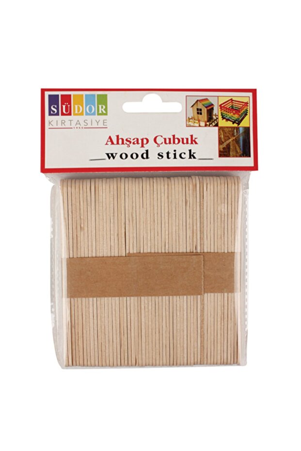 Bs68 Ahşap Çubuk Küçük Dondurma Çubuğu 50 Li 10 Paket - 1