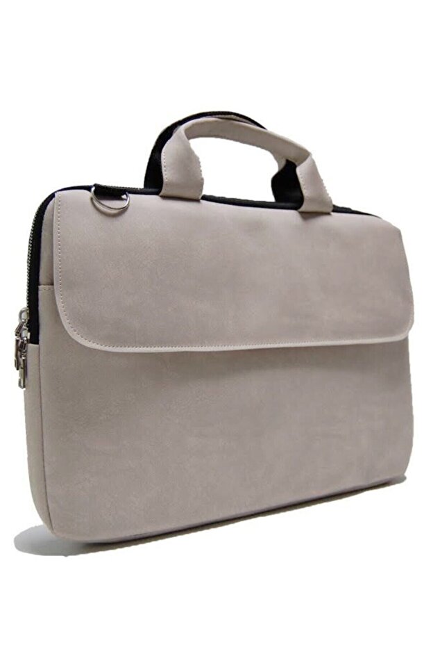 Cream Macbook Air Pro 13-14-15.6-16.1 Inch Shockproof Laptop Bag