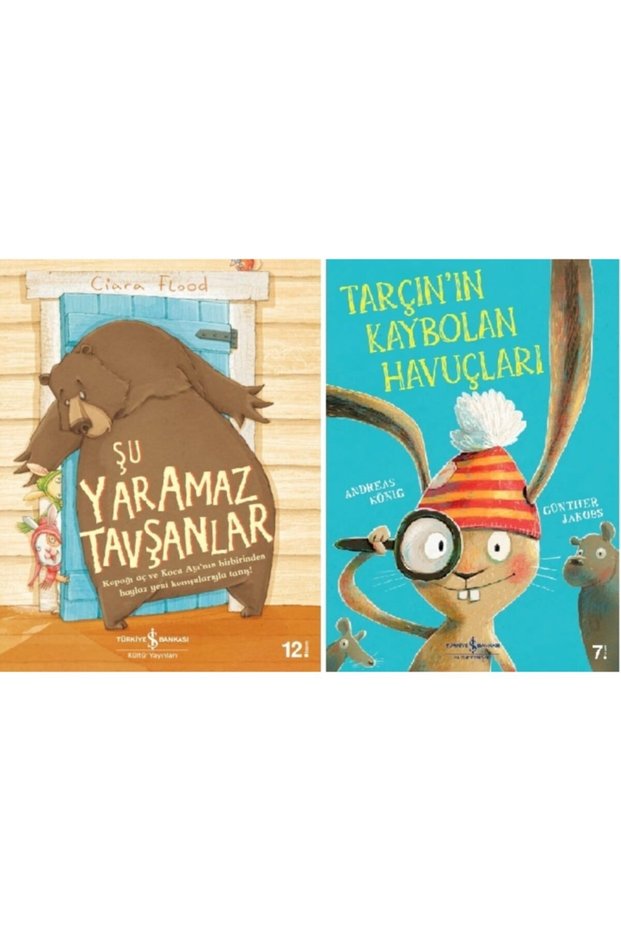 Set of 2 Fairy Tale Books | Tarçın'ın Kaybolan Havuçları | Şu Yaramaz Tavşanlar