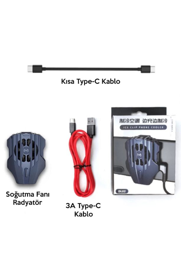 Memo Dl02 Telefonu Soğutma Fanı Radyatör (type-c Kablo Ile) - 7