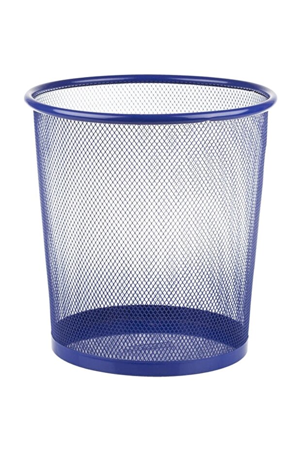 Metal Perfore Cop Kovası Orta Mavı - 1