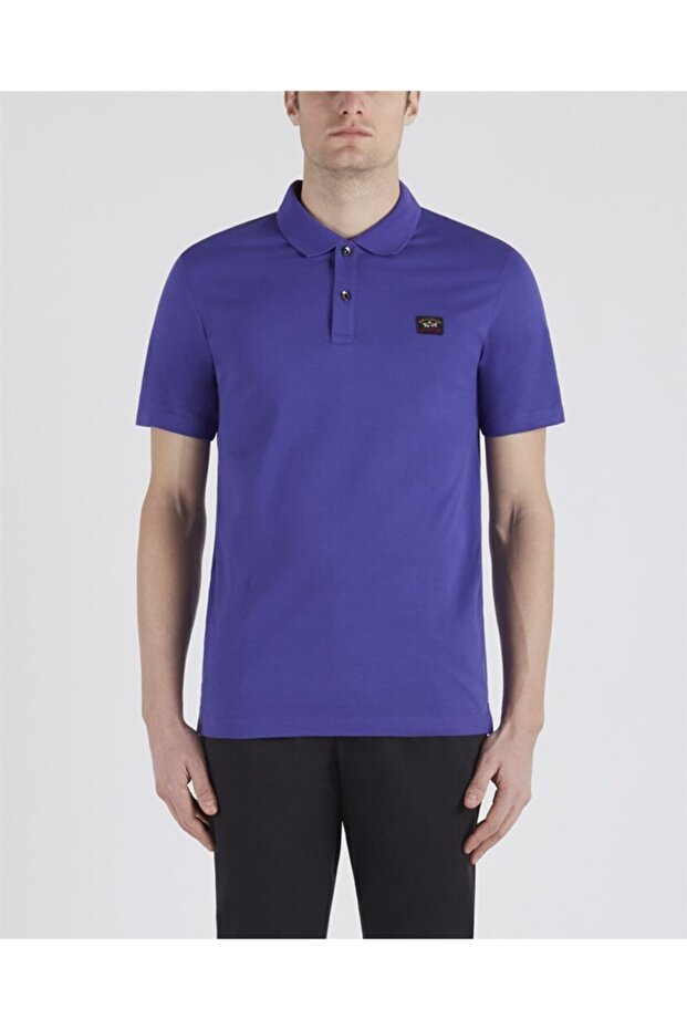 Men's Knitted Polo Shirt C.wCotton