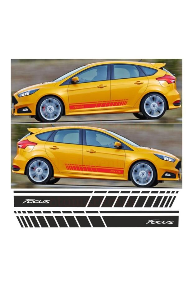 Focus Side Strip Auto Sticker - 5