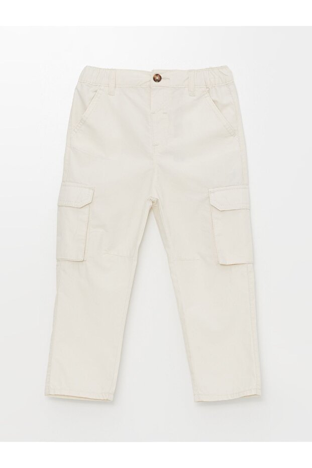 Elastic Waist Cargo Pants for Baby Boy