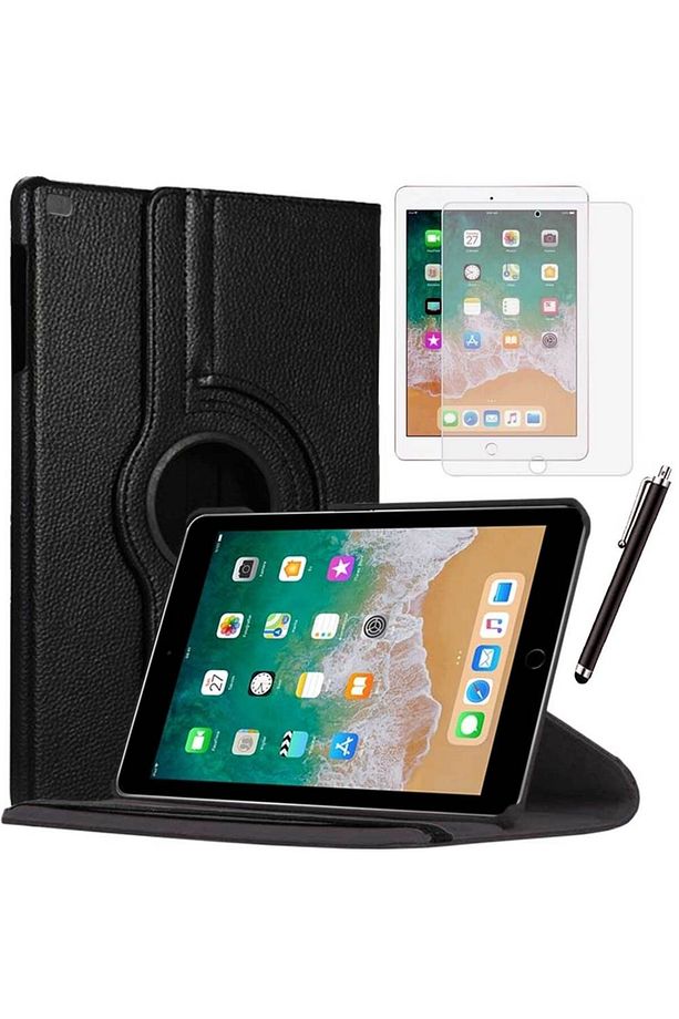 Apple Ipad 5 Nesil / 6 Nesil Kılıf Ekran Koruyucu Ve Kalem Set - 1
