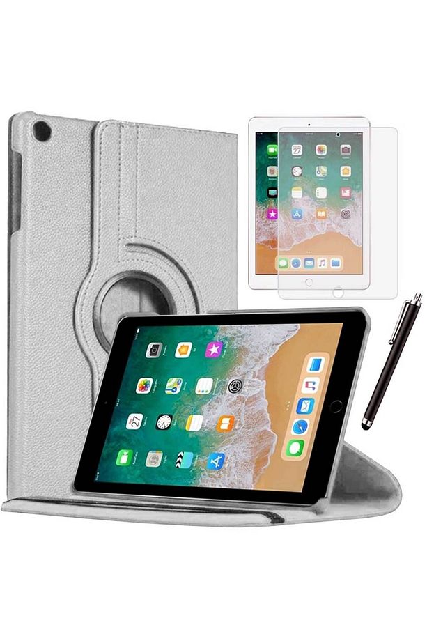 Apple Ipad 5 Nesil / 6 Nesil Kılıf Ekran Koruyucu Ve Kalem Set - 1