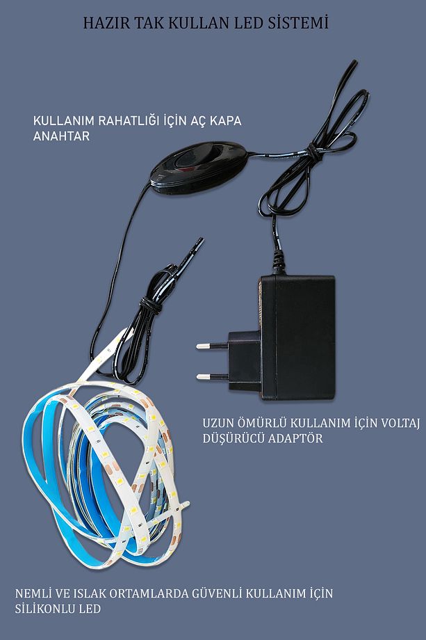Led'li Işıklı Safir Ahşap Gold Dekoratif Ayna Yuvarlak Ayna Işlemeli Duvar Aynası Tekli - 69 Cm - 8
