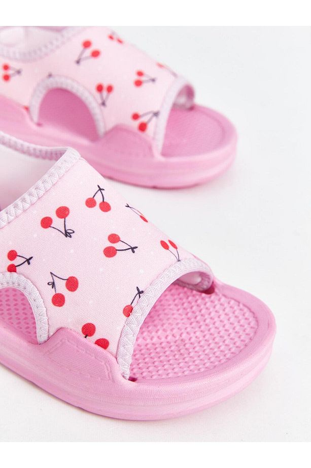 LCW STEPS Cırt Cırtlı Baskılı Kız Çocuk Sandalet - 3