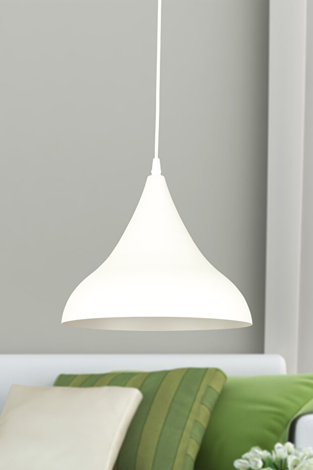 Muti Tekli Avize Beyaz - 1