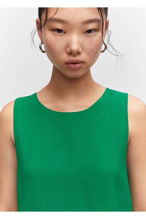 Kolsuz kısa elbise - 6