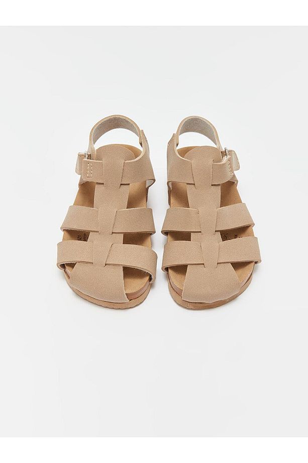 LCW STEPS Cırt Cırtlı Erkek Bebek Sandalet - 3