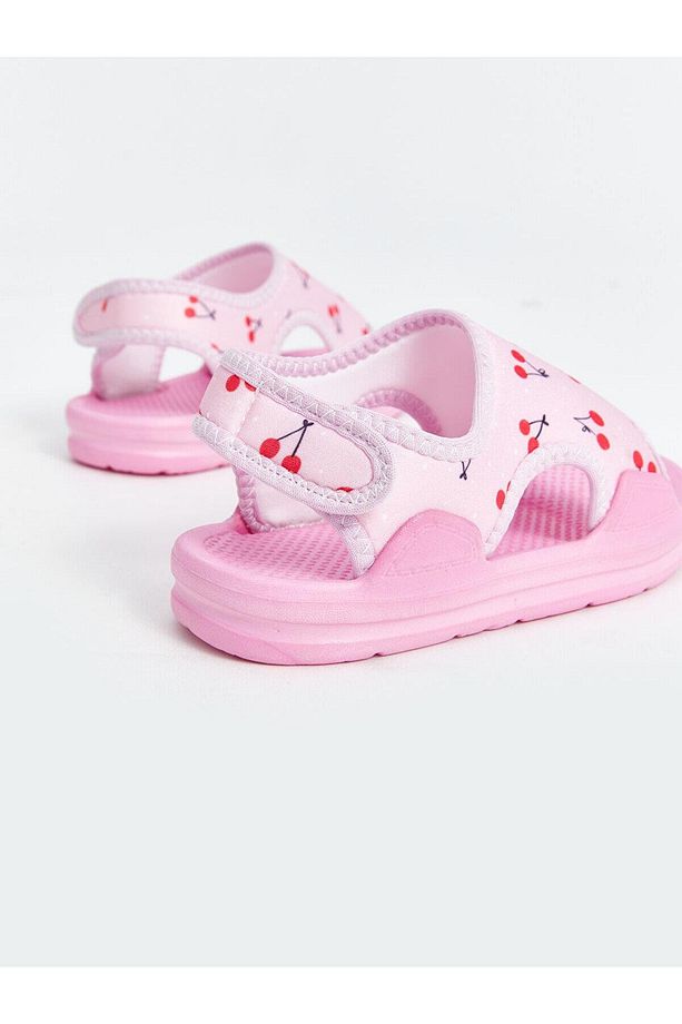 LCW STEPS Cırt Cırtlı Baskılı Kız Çocuk Sandalet - 5