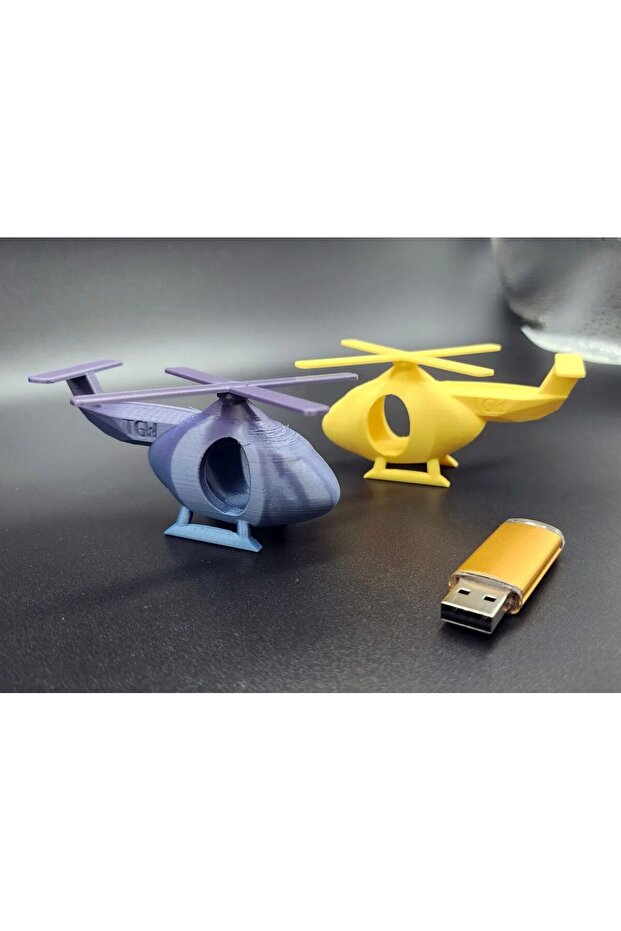 3D Oyuncak Helikopter Döner pervaneli - 2