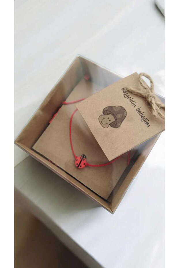 Gift 1 Year Old Birthday Preschool Activity Ladybug Bracelet 10 Pieces