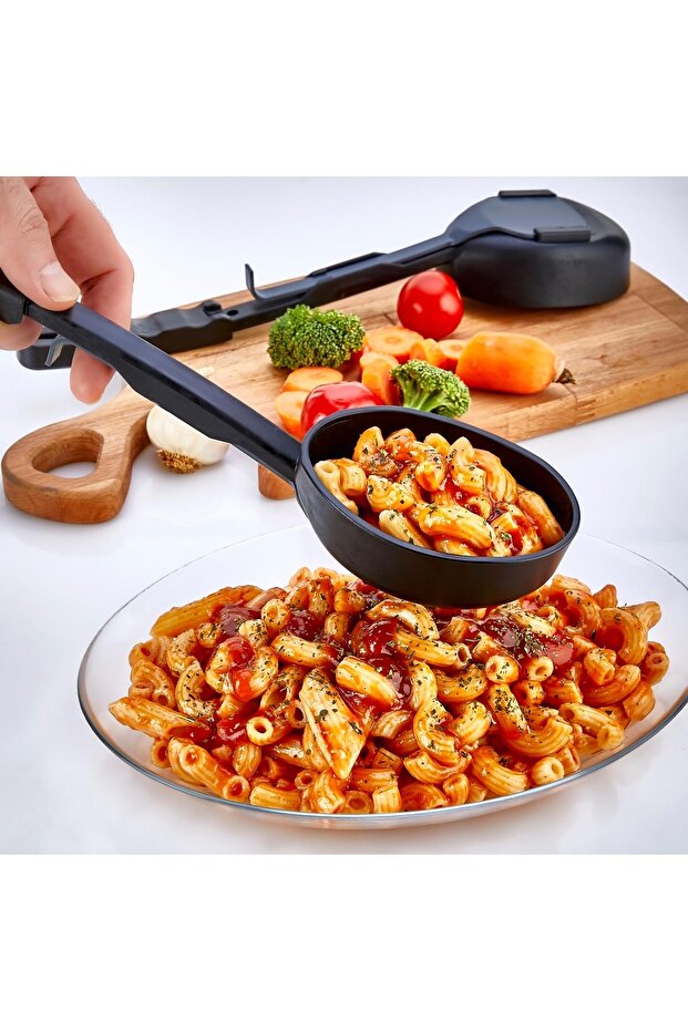 3 in 1 Heat Resistant Fireproof Non-Stick Serving Set Ladle Colander Spoon Serving Set