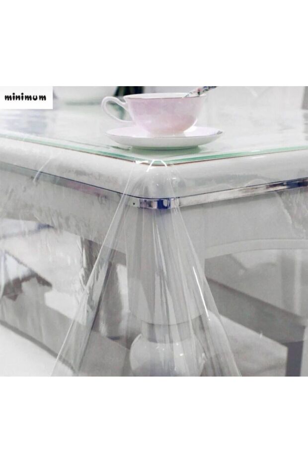 مفرش طاولة واقي شفاف رفيع بسمك 0.18 مم - 4