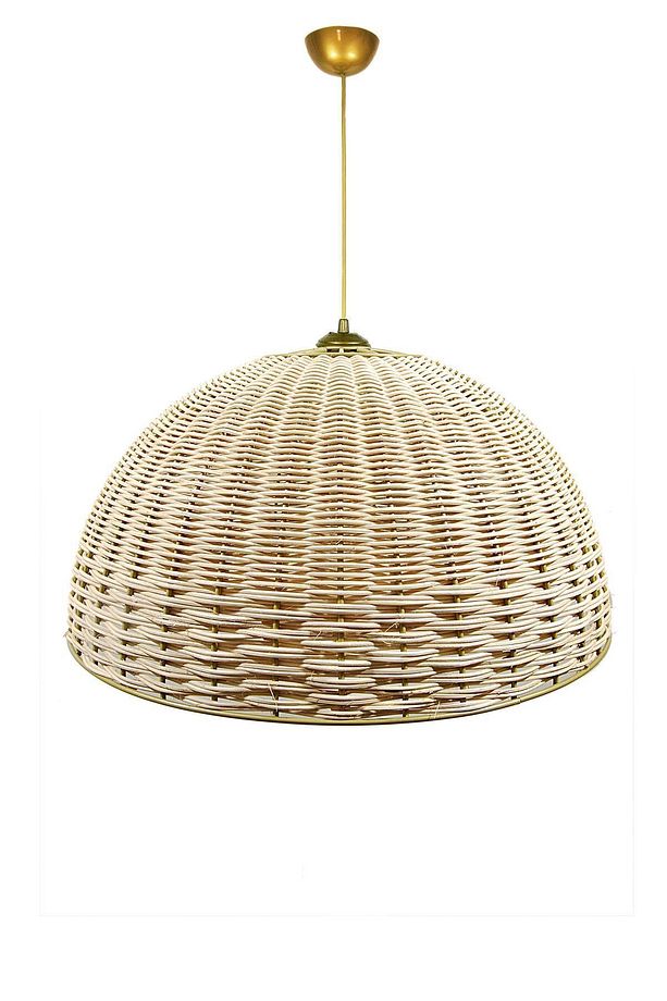Rattan, Bambu, Hasır Sarkıt Avize Çap: 50 Cm Yükseklik: 25cm - 4