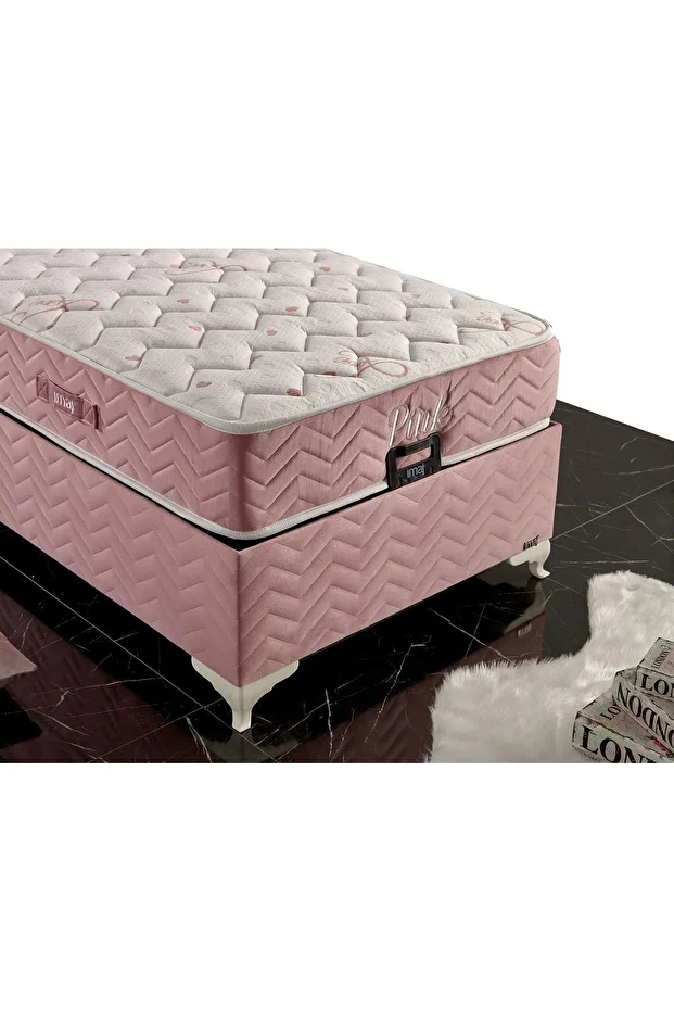 Pink Baza Tek Kişilik 120x200 Cm (YATAK VE BAŞLIK FİYATA DAHİL DEĞİLDİR) - 2