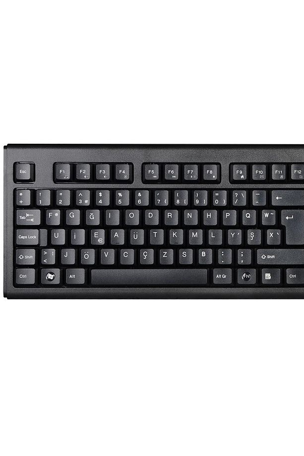 Km-720 Siyah F Tr Usb Kablolu Fn Multimedya Klavye - 1