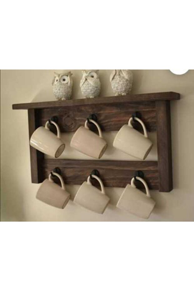 Ahşap Kupa Askılık. - 3