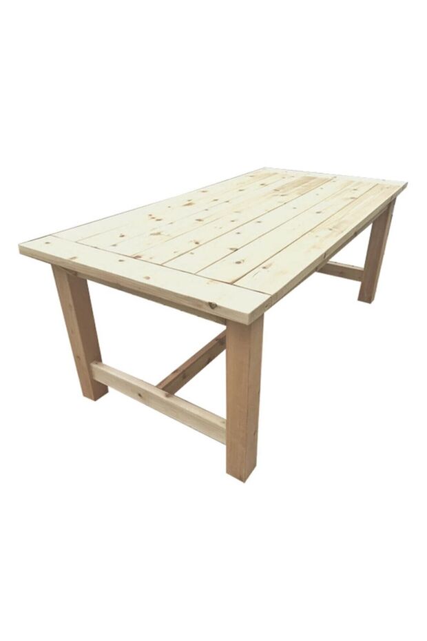 Ahşap Doğal Masa - 1