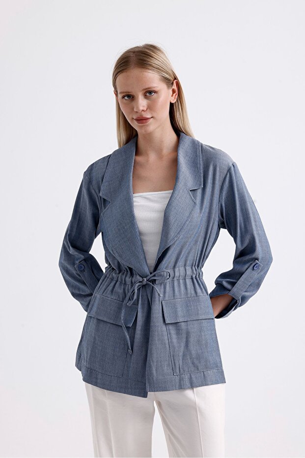 Kadın Navy Blazer Ceket
