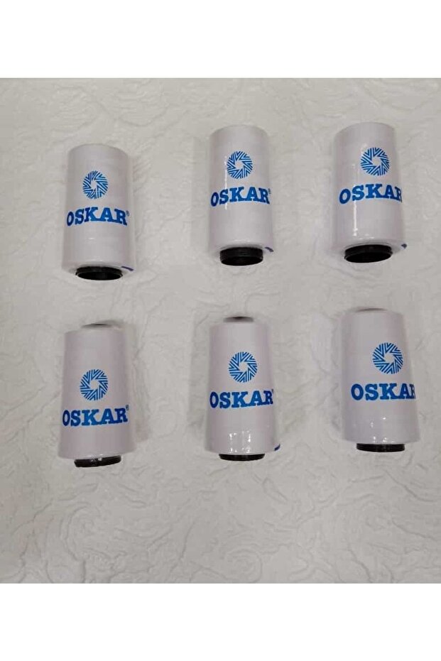 خيط خياطة بوليستر أبيض - 5000 طن (6 قطع) - 1