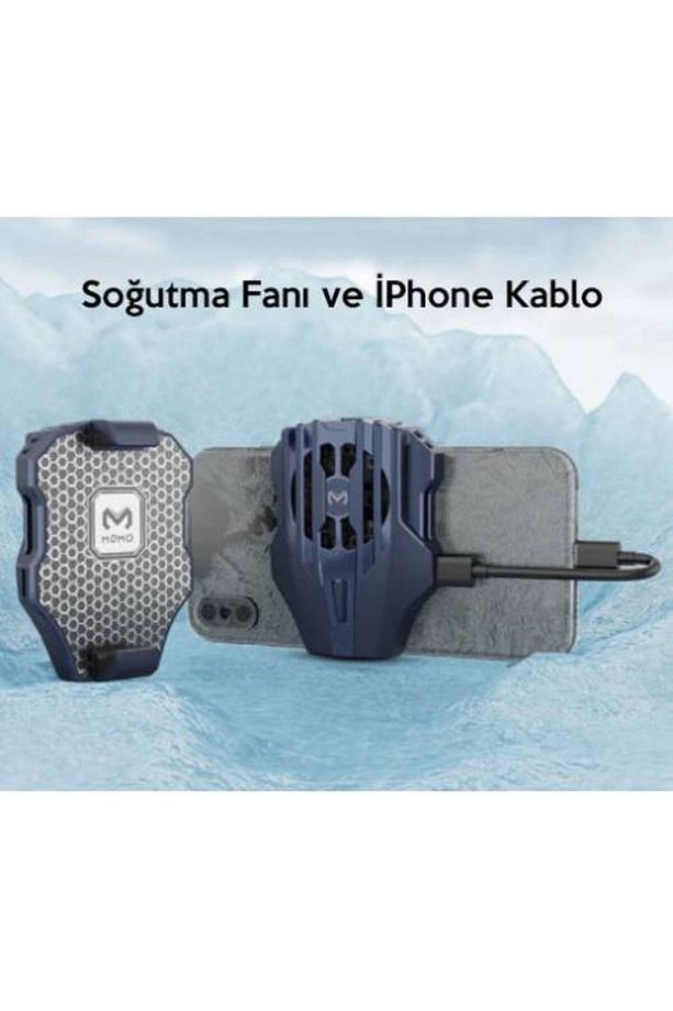 Polham Apple Iphone 7,8,x,11,12 Seri Uyumlu Şarj Kablolu Fanlı Telefon Soğutucusu, Pubg Call Of Duty - 3