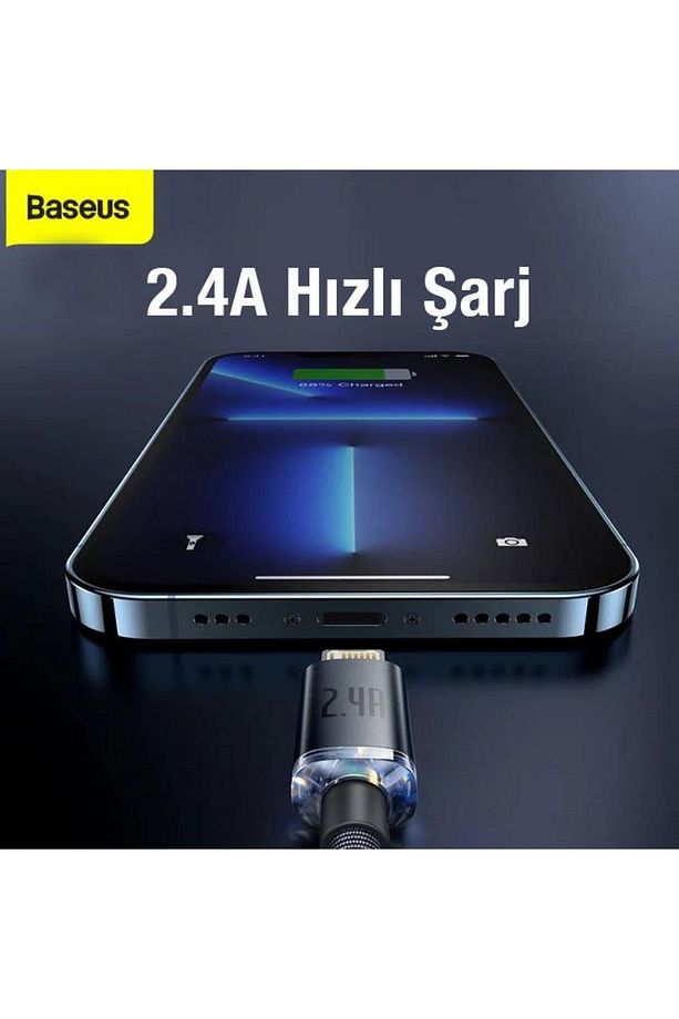 Super Şarj 1.2mt Güçlendirilmiş Kablo Iphone Şarj Kablo Iphone 11 12 13 14 Pro Max Şarj Kablo - 4