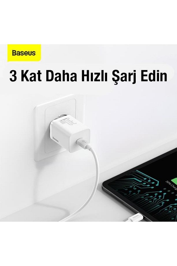 Super Şarj Akım Korumalı 30w Type-c Şarj Adaptörü Iphone 11 12 13 14 15 Pro Max Şarj Başlık - 3