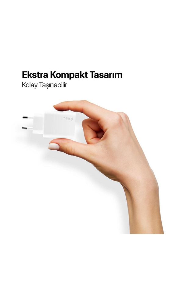 Gan 50w 2x Pd Type C Girişli Süper Hızlı Şarj Aleti, Isı Ve Akım Korumalı Şarj Adaptörü Başlığı - 5
