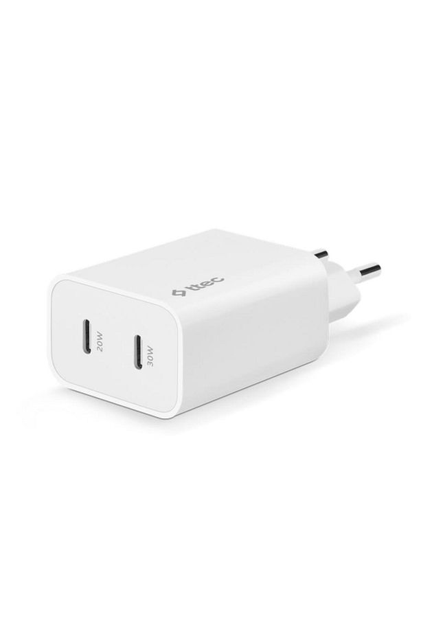 Gan 50w 2x Pd Type C Girişli Süper Hızlı Şarj Aleti, Isı Ve Akım Korumalı Şarj Adaptörü Başlığı - 1