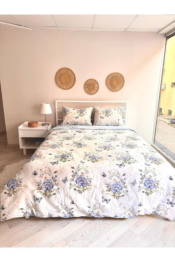 Çift kişilik çift taraflı nevresim ve 2 adet yastık kılıfı - 4